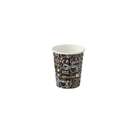 Bicchiere in carta + PE Leone Coffee marrone – 75 ml – conf. 1000 pz – H0729.R