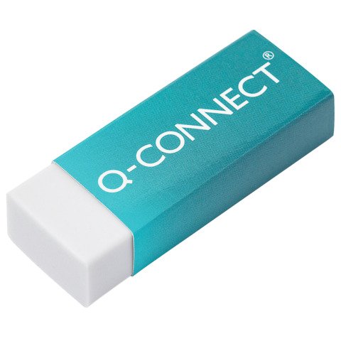 Gomma Q-Connect 60x21x11 mm bianca  KF00236