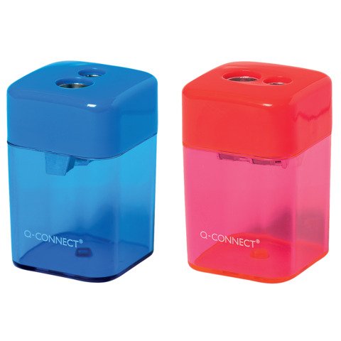 Temperamatite Q-Connect 2 fori diametro 8 e 10 mm colori assortiti – KF00593