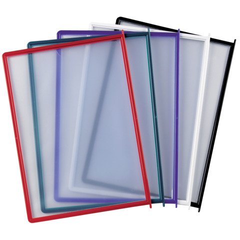Tasche per leggio A4 Q-Connect Quickfind colori assortiti – conf. 10 pz – KF04599