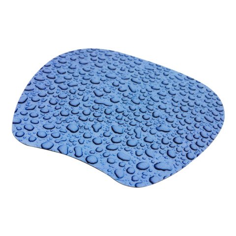 Tappetino mouse Q-Connect 21,2×17,2 cm Design Raindrop KF04559