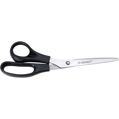Forbici per mancini Q-Connect nero 21 cm  KF15757