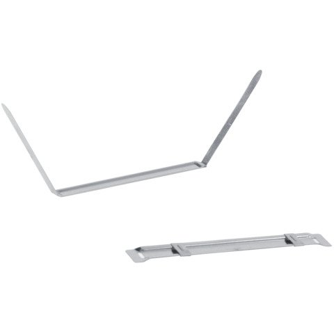 Clip fermafogli Q-Connect passo 80 mm metallo conf. da 50 – KF26083