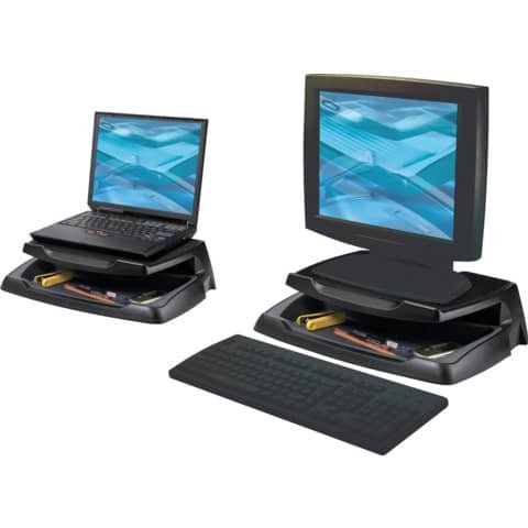 Supporto per monitor Q-Connect 37×23,5 cm nero KF04553