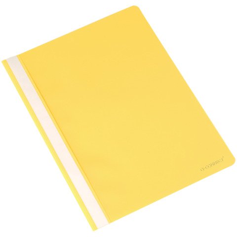Cartellina ad aghi Q-Connect A4 – PP- giallo KF01655