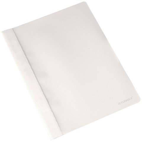 Cartellina ad aghi Q-Connect A4 – PP – bianco KF01656