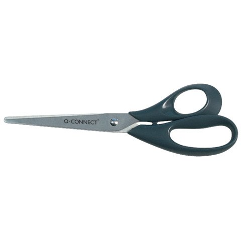 Forbici universali in blister Q-Connect nero 20,5 cm – KF01227
