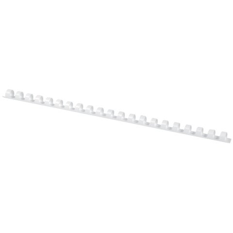 Dorsi a spirale in PVC per rilegatura Q-Connect A4 – 21 anelli 8 mm – fino a 40 ff bianco – conf. 100 pz – KF24019