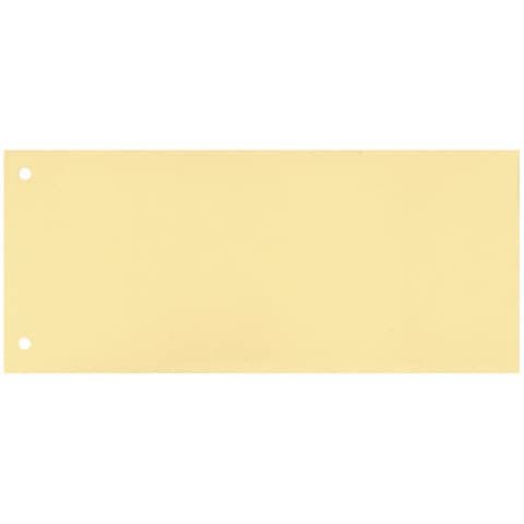Separatore per archivio con due fori Q-Connect 24×10,5 cm 190 g/m² giallo conf. da 100 – KF00516