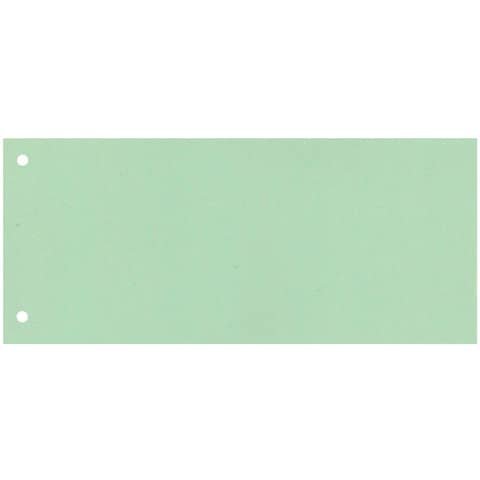 Separatore per archivio con due fori Q-Connect 24×10,5 cm 190 g/m² verde conf. da 100 – KF00518