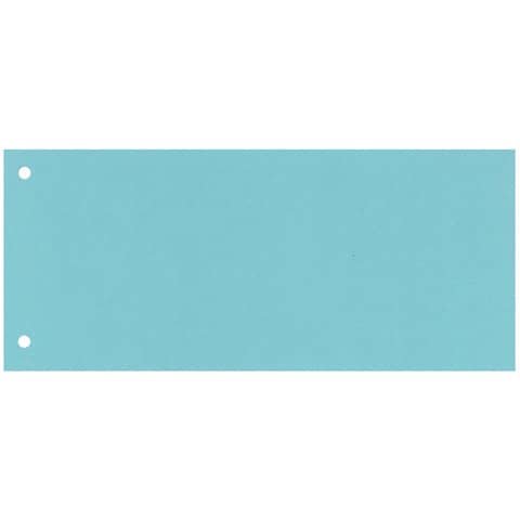 Separatore per archivio con due fori Q-Connect 24×10,5 cm 190 g/m² blu conf. da 100 – KF00512