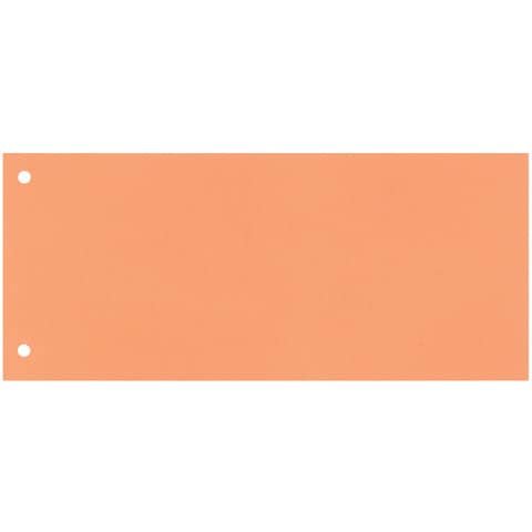 Separatore per archivio con due fori Q-Connect 24×10,5 cm 190 g/m² arancio conf. da 100 – KF00519