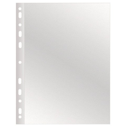Buste a perforazione universale Q-Connect 22×30 cm alto spessore finitura liscia conf. 50 pezzi – KF11187