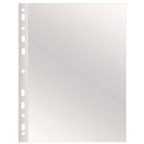 Buste a perforazione universale Q-Connect 22×30 cm medio spessore finitura goffrata conf. 50 pz – KF11191