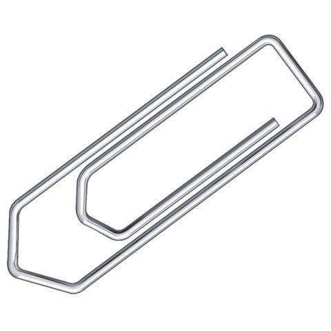 Fermagli Q-Connect in acciaio nichelato N. 2 – 26 mm punta triangolare – conf. 100 pz – KF01307