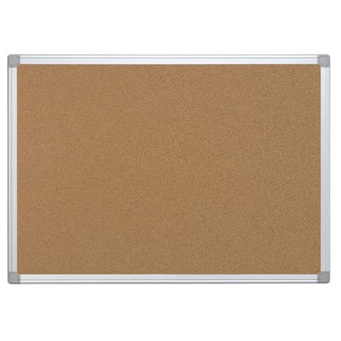 Pannello in sughero Q-Connect con cornice in alluminio 60×45 cm – KF03560