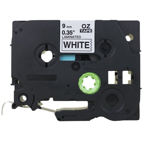 Nastro Q-Connect compatibile Brother TZe-221 – 9 mm x 8 m nero/bianco – KF18796