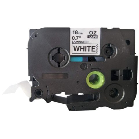 Nastro Q-Connect compatibile Brother TZe-241 – 18 mm x 8 m nero/bianco – KF18798