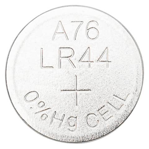 Batterie alcaline a bottone 1.5V Q-Connect LR44 conf. 10 pezzi in blister – KF14557