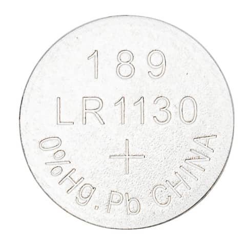 Batterie alcaline a bottone 1.5 V Q-Connect LR54 conf. 10 pezzi in blister – KF14556