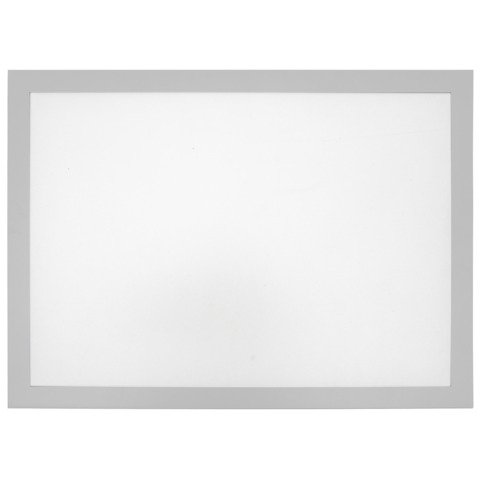 Tasche magnetiche A4 in PVC Q-Connect con cornice – argento – conf. 2 pz – KF11514