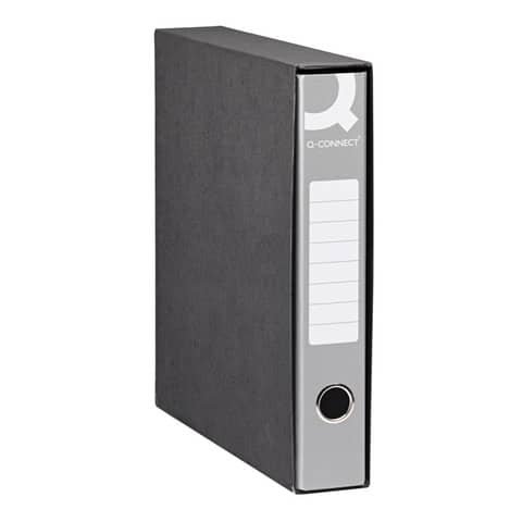 Registratore commerciale con custodia Q-Connect dorso 5 cm – 28,5×31,3 cm – grigio RQ-CON-U5GR