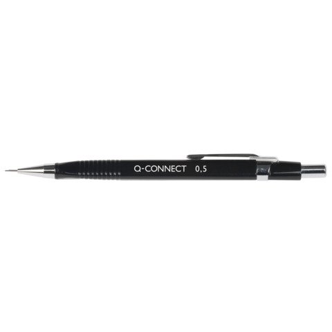 Matita meccanica a mine Q-Connect 0,5 mm con clip e pulsante in metallo conf. 10 pezzi – KF01937