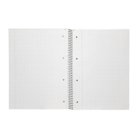 Quaderno spiralato Q-Connect A4 – 80 ff 70 g/m² – quadretti 5 mm – KF01981