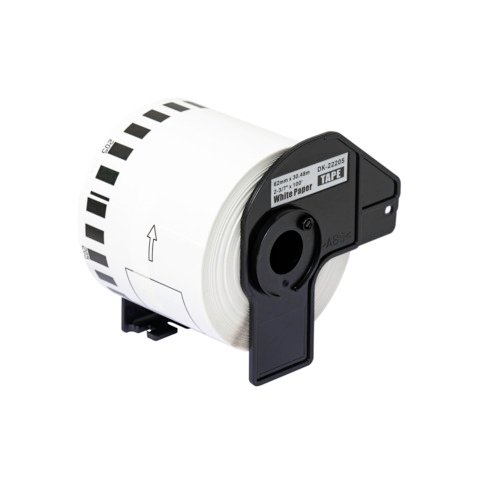 Nastro Q-Connect compatibile Brother DK-22246 carta bianca a lunghezza continua 103 mm x 30,48 m – KF10954