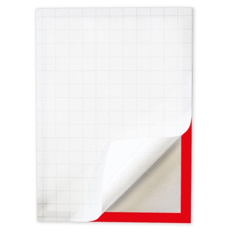 Cornici magnetiche A4 in PP Q-Connect con retro autoadesivo – rosso – conf. 2 pz – KF22374