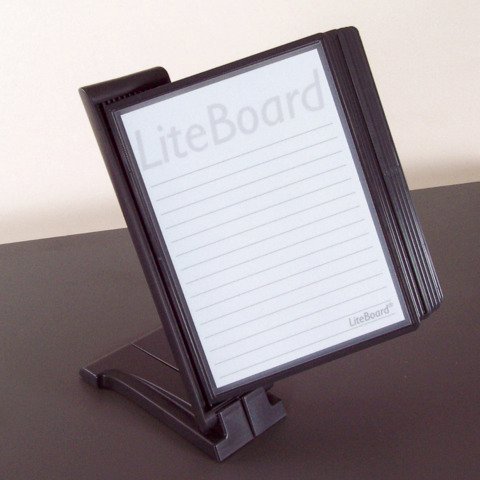 Leggio da tavolo/parete Q-Connect in plastica grigio antracite – KF04256