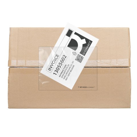 Buste adesive sovrapacco Q-Connect senza stampa – trasparenti – C5 – conf. 250 pz – KF14335