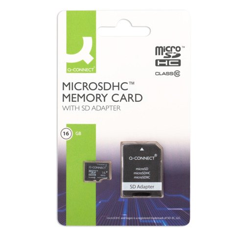 Scheda di memoria in blister Q-Connect Micro SDHC 16 GB KF16012