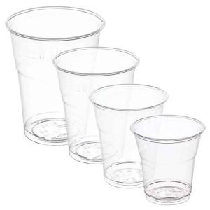 Bicchieri Caffe 400cc in Plastica Trasparente “Crystal” Cf 50 PZ