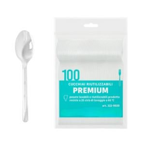 Cucchiai  in PP Premium Trasparenti cf 100 Pz
