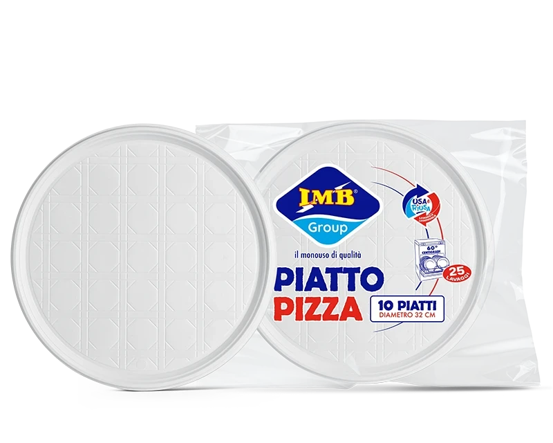 Piatti Pizza in  diamentro 32cm cf 10 Pz