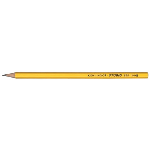 Matita in grafite KOH-I-NOOR Studio gradazione H conf. 12 pezzi – H555-3