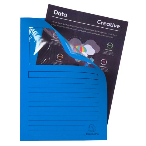 Cartelline con finestra Exacompta Forever® A4 cartoncino 120 g/m² assortiti conf. da 100 – 50100E
