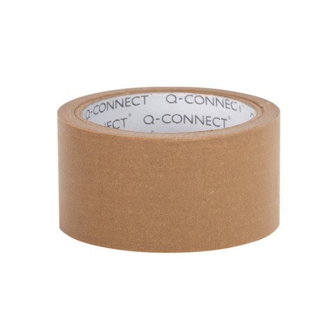 Nastro da imballaggio Q-Connect in carta Kraft 50 mm x 50 m 130 µm – conf. 6 rotoli – scrivibile – KF17145