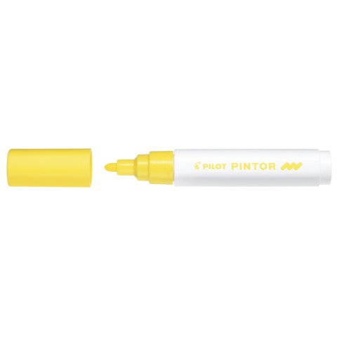 Marcatore multisuperficie Pilot Pintor a base d’acqua punta in fibra 4,5 mm giallo – 002390