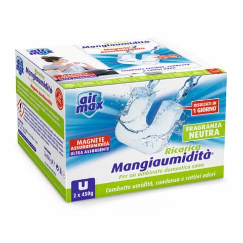 Air Max Ricarica tab Magnete Mangiaumidità Neutra 2x450g – D0012