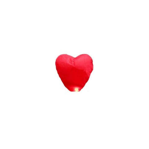 Lanterna volante cuore rosso Party Go 80 cm LA0063