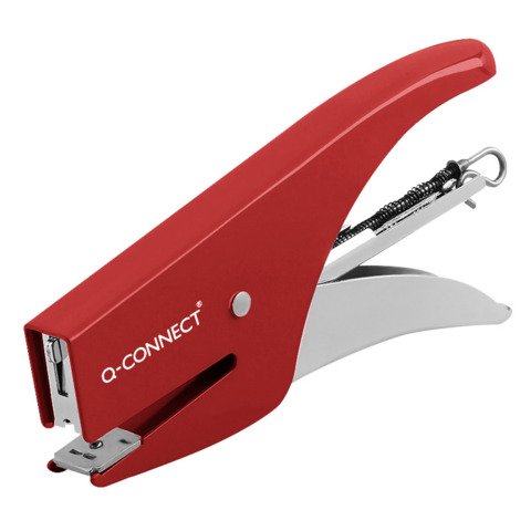 Cucitrice a pinza in metallo Q-Connect max 15 fogli rosso KF14107