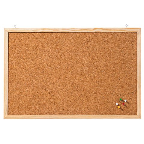 Bacheca in sughero Franken 60×100 cm