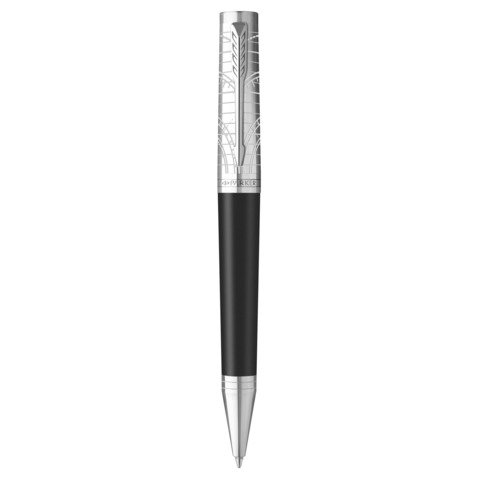 Penna a sfera Parker Ingenuity Legacy of Flight – nera e cromata – punta media –