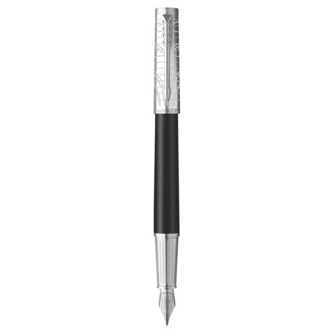 Penna stilografica Parker Ingenuity Legacy of Flight – nera e cromata –