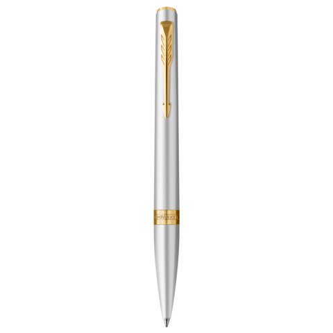 Penna a sfera Parker Meridian cromata – finiture dorate – punta M – inchiostro