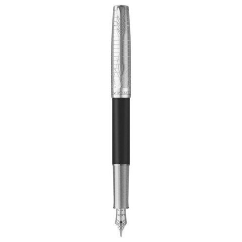 Penna Stilografica Parker Sonnet Legacy of Flight nera e cromata – punta F –