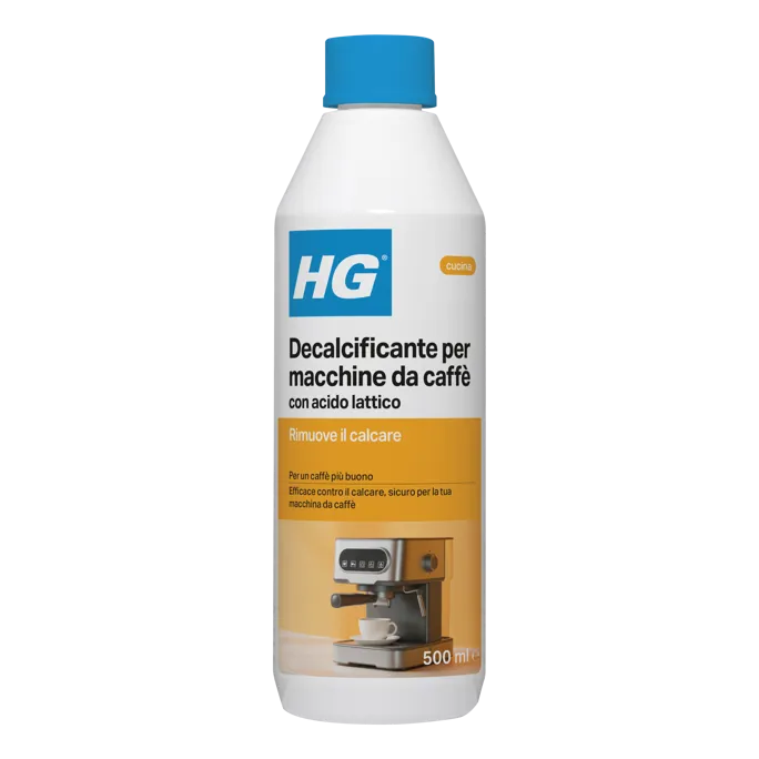Decalcificante HG per macchine da caffè con acido lattico 500 ml