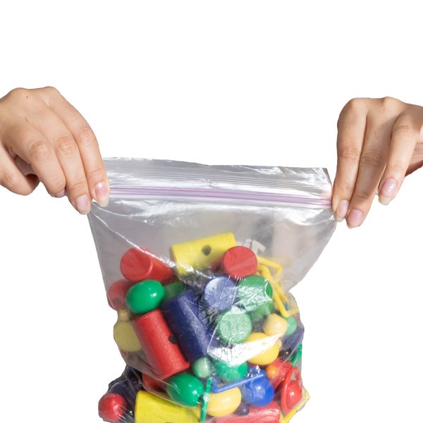 Sacchetti Zip – 10 x 15 cm – 45 micron – LDPE – trasparente – Viva – conf. 100 pezzi – 3075